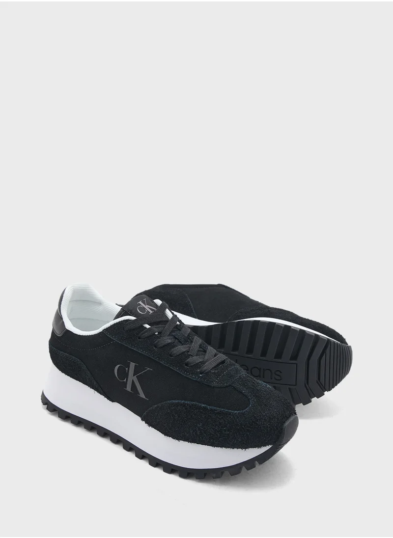 Calvin Klein Jeans Lace Up Low Top Sneakers