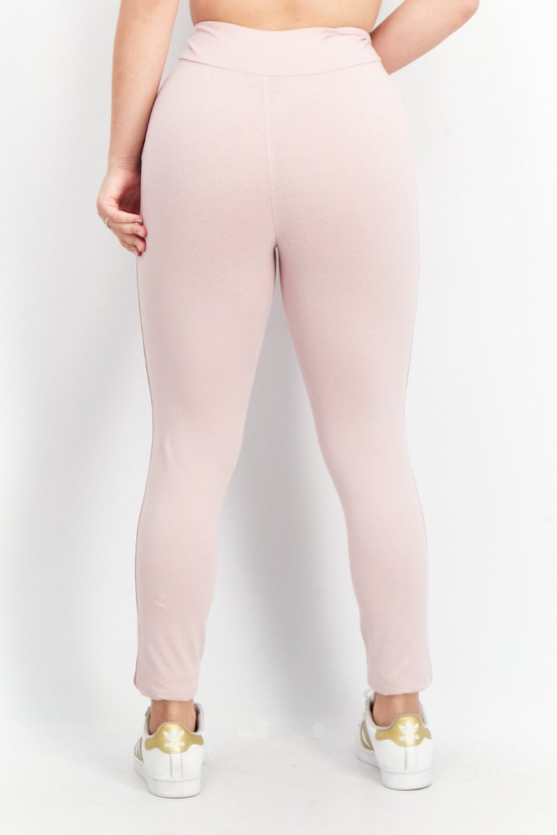 Ellesse Women Sportswear Fit Brand Logo Leggings, Light Pink - Image 4