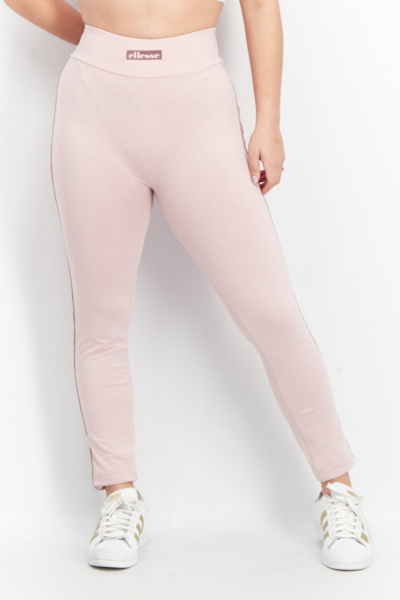 Ellesse Women Sportswear Fit Brand Logo Leggings, Light Pink - Image 1