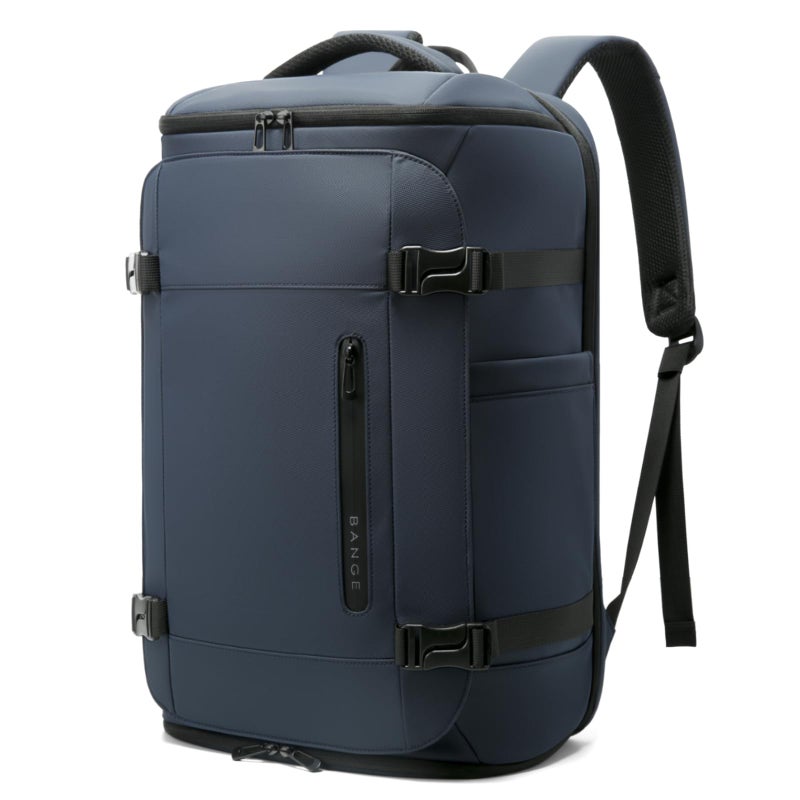 BANGE Travel Backpack with Shoe Compartment, 40L Large Capacity Back Pack, Men's Weekender Daypack Fits 17.3 Inch Laptop, Carry On Travel Backpack with Water Bottle Holder for Men and Women - Image 1