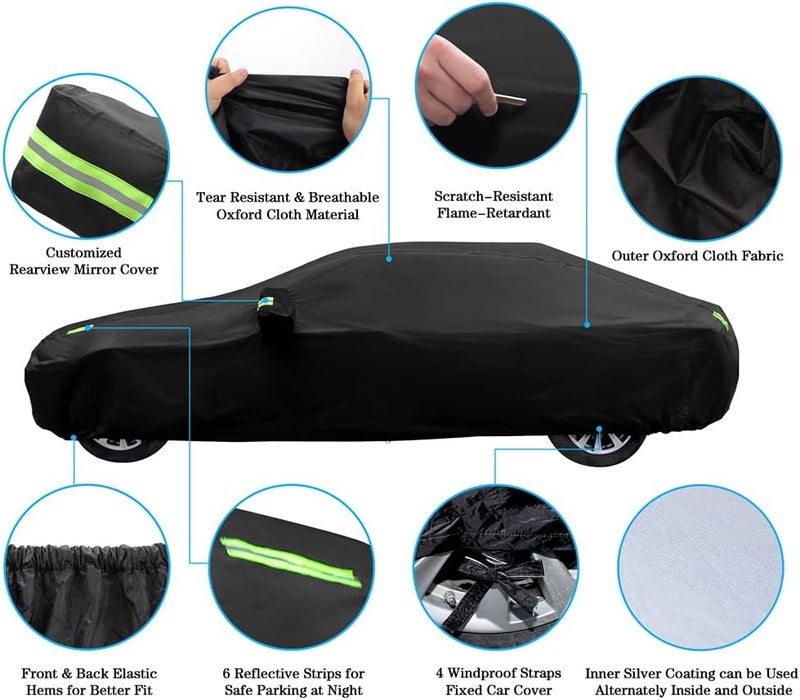 Abdeck Waterproof Car Cover for Porsche 911 and Boxster Series (1996-2024) with Reflective Strips - Image 2