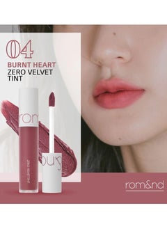 rom&nd ZERO VELVET TINT 04.BURNT HEART  - Image 4