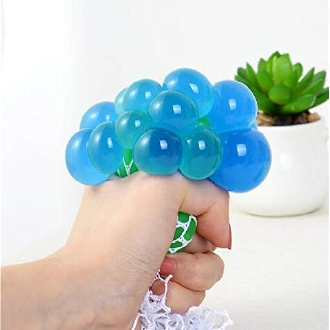 NJ 4pc 4.5cm Funny Anti Stress Ball Novetly Squeeze Ball Hand Wrist Exercise Antistress Slime Ball Toy Random Color - Image 3
