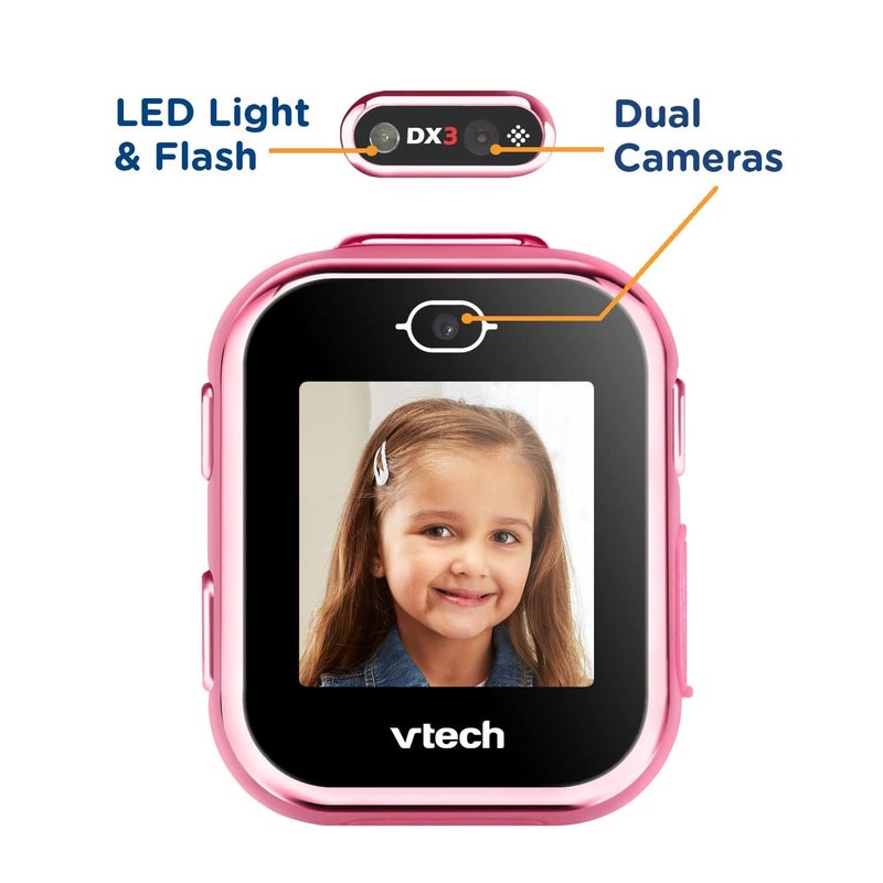 vtech ساعة VTech KidiZoom الذكية DX3، وردي - Image 3