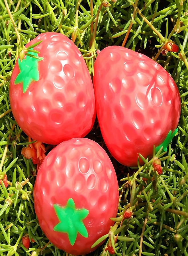 QETRABONE Big Strawberry Squeeze Toy, Cute Fidget Toys Adults, Stress Relief Toys Squeeze Toys for Autism, Birthday, Party Favors - Image 4