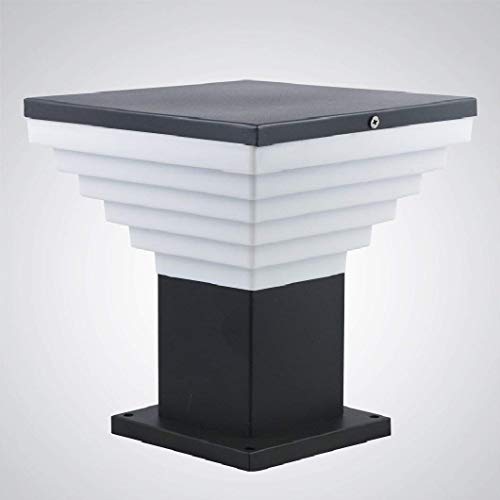 Lyse Decor Waterproof Gate Light for Main Gate Entrance, Outdoor Pillar Lamp, Gate Lamp for Garden & Boundaries Lights (Modern Design Stairs Shape, Pair of 2 Pieces) - Image 5