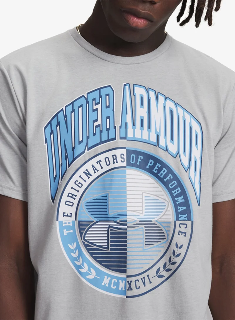 UNDER ARMOUR  Varsity Crest T-Shirt for Men | Best Price UAE