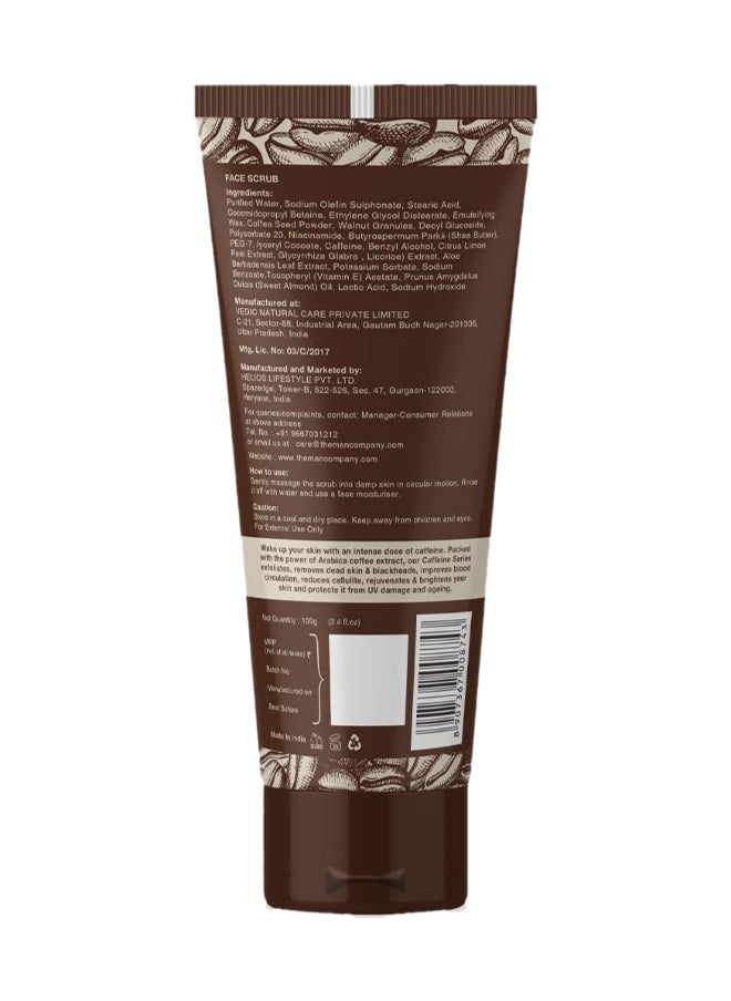 The Man Company - Tan Removal Coffee Face Scrub With Coffee Arabica And Aloe Vera 100 G - Image 1