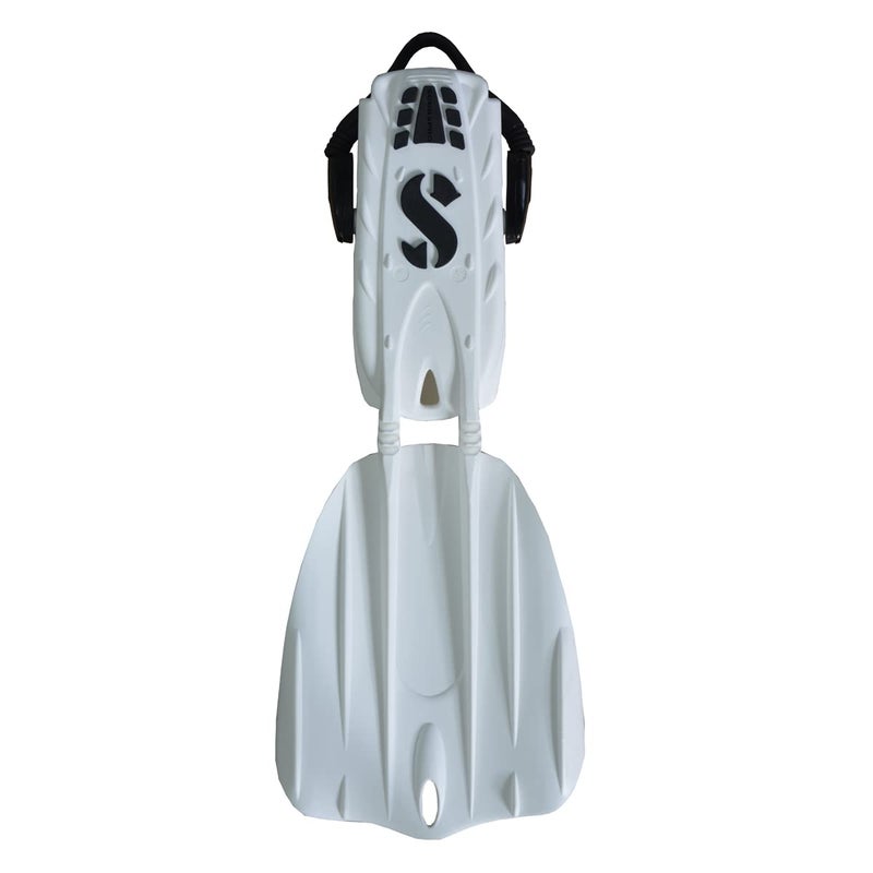SCUBAPRO Seawing Nova Scuba Fin Set, Open Heel with Bungee Strap for Recreational Scuba Diving and Snorkeling, X-Large, White - Image 4
