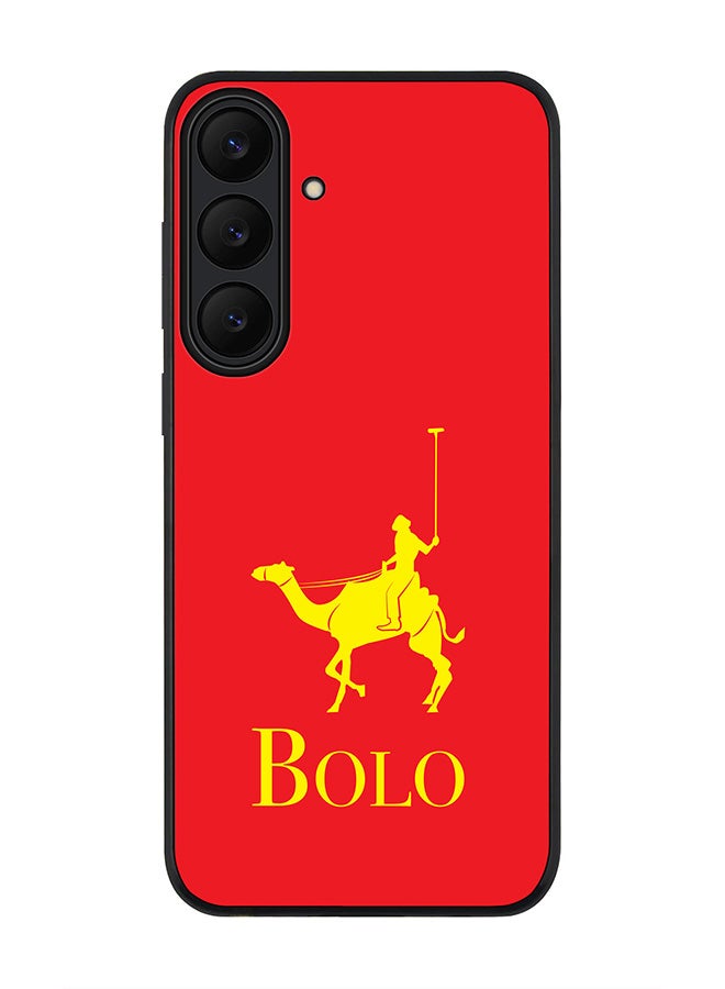 Stylizedd For Samsung Galaxy S25 FE Case,Slim fit Camera Protection, Shockproof Thin Phone cover  - BOLO Red