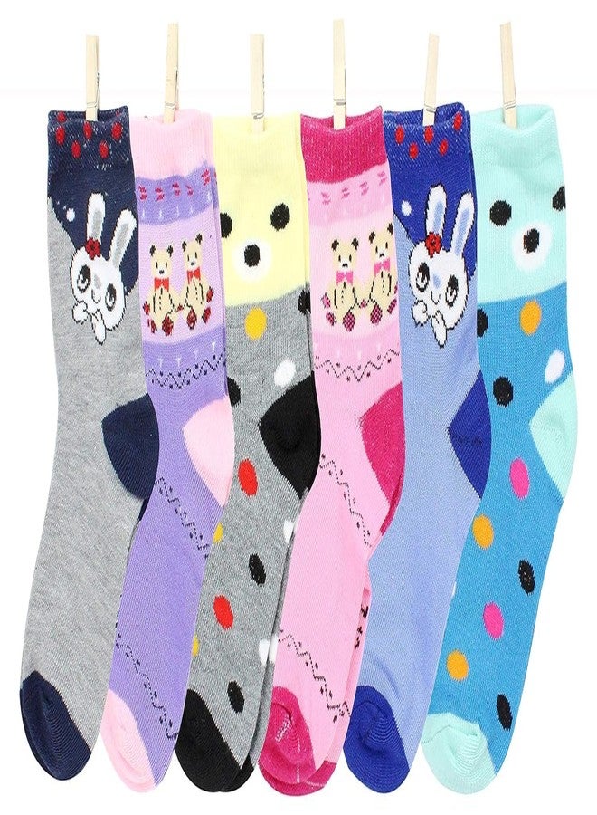 Osceola Baby Boys Socks Cotton Socks, 6 Pair for Newborn Boys Girls,Cute Warm Ankle Crew Socks Set, Cute Socks For Baby Boy, Girl - Multi Color. (3-7 year) - Image 4