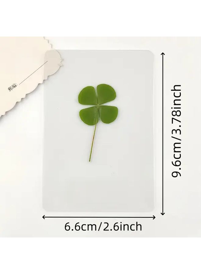 6 PCs Lucky Clover Postcards For Office Decoration Gift Bookmark Greeting Good Luck Wishes Holiday Gift - Image 2