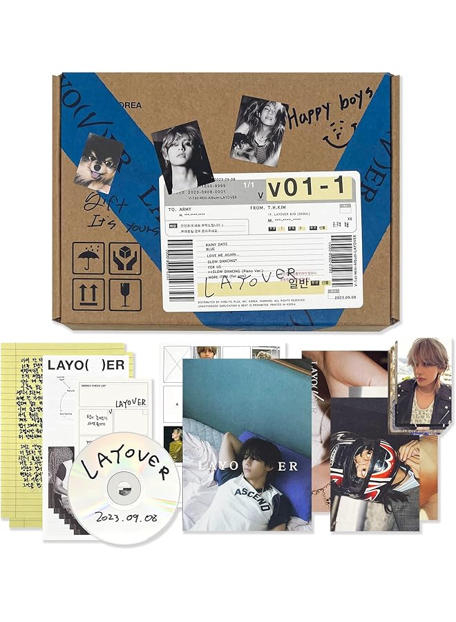 The Bros (2 Ver.) Out Box + Photobook A + Photobook B + Lyric Book + Postcards + CD + Photocards + Checklist + Poster + Letter + 2 Extra Photocards  - Image 1