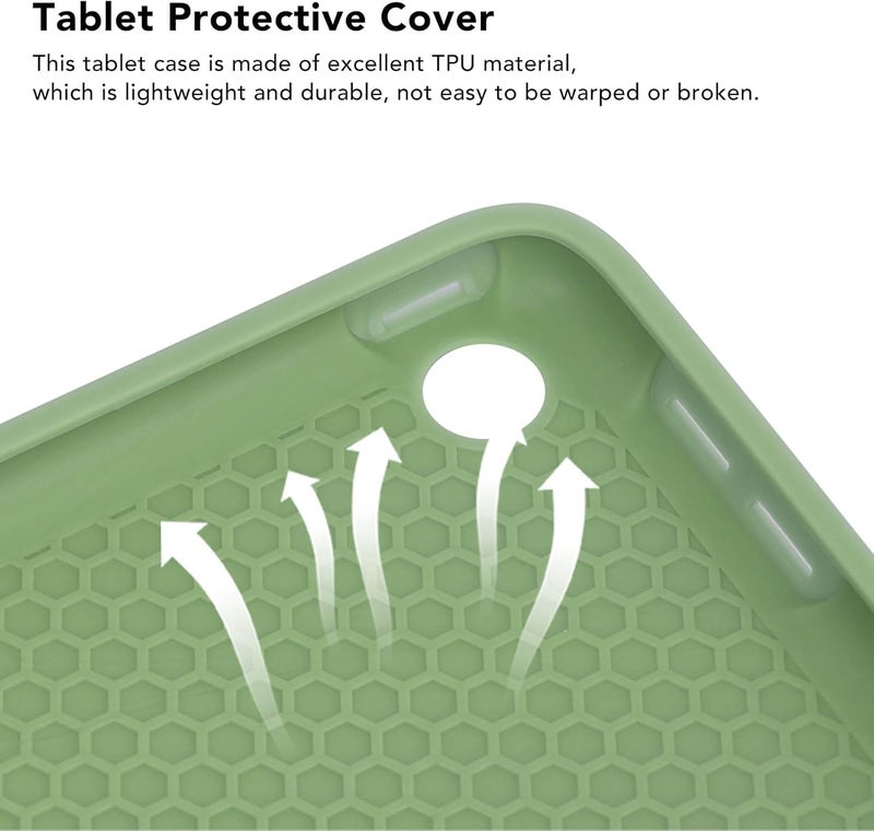 كلاراكو غطاء حماية فائق مصنوع من مادة TPU للكمبيوتر اللوحي مقاس 10.2 بوصة مع حامل بلاستيكي فاخر وغطاء عرض وحامل ولوحة حماية لا مثيل لها (#3) - Image 5