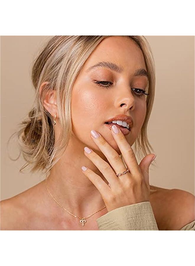 PAVOI 14K Gold Plated Cubic Zirconia Stackable Ring | Marquise Eternity Band For Women | Plated Gold Stacking Ring - Image 4