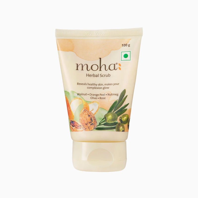 Moha Exfoliate and Glow Kit for Clear Skin  Face Wash 200ml  Herbal Scrub 100g  Suitable for All Skin Types  For Men  Women - Image 2