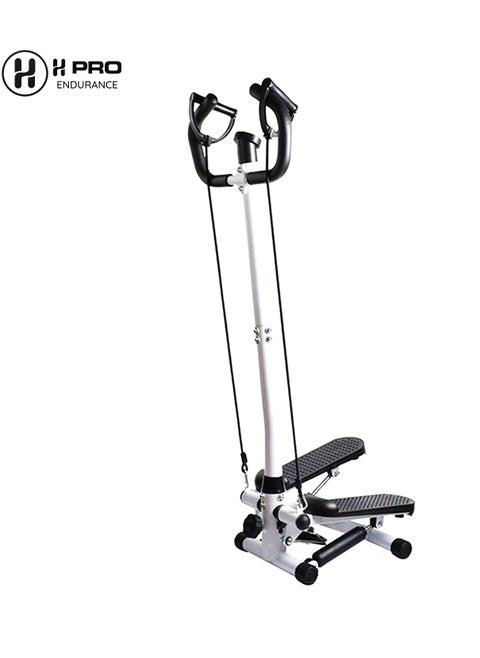 Twist Stair Stepper Machine with Resistance Band & Handlebar| Vertical Climber Exercise Machine for Home/Gym with Digital Display