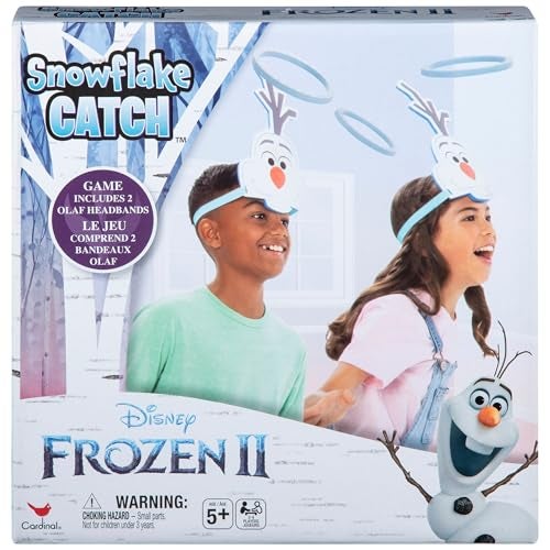 Cardinal Disney Frozen 2 Snowflake Catch Board Game for Kids - Image 1