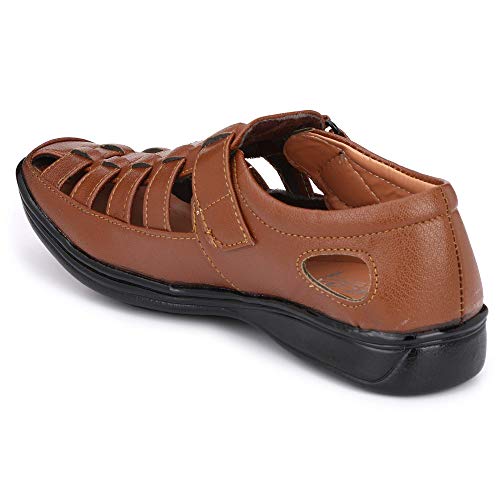 Amico Men's Fashion Sandals Tan - Image 5