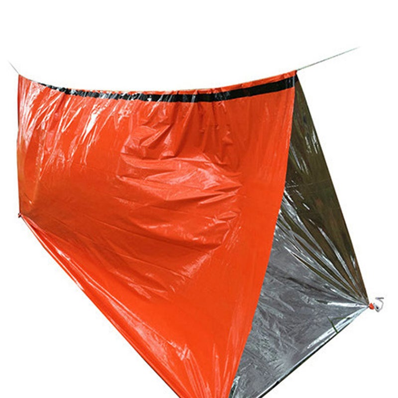 2PCS Reusable Emergency Sleeping Bag Survival Blanket Camping Tent Thermal Waterproof Outdoor Emergency Equipment - Image 5