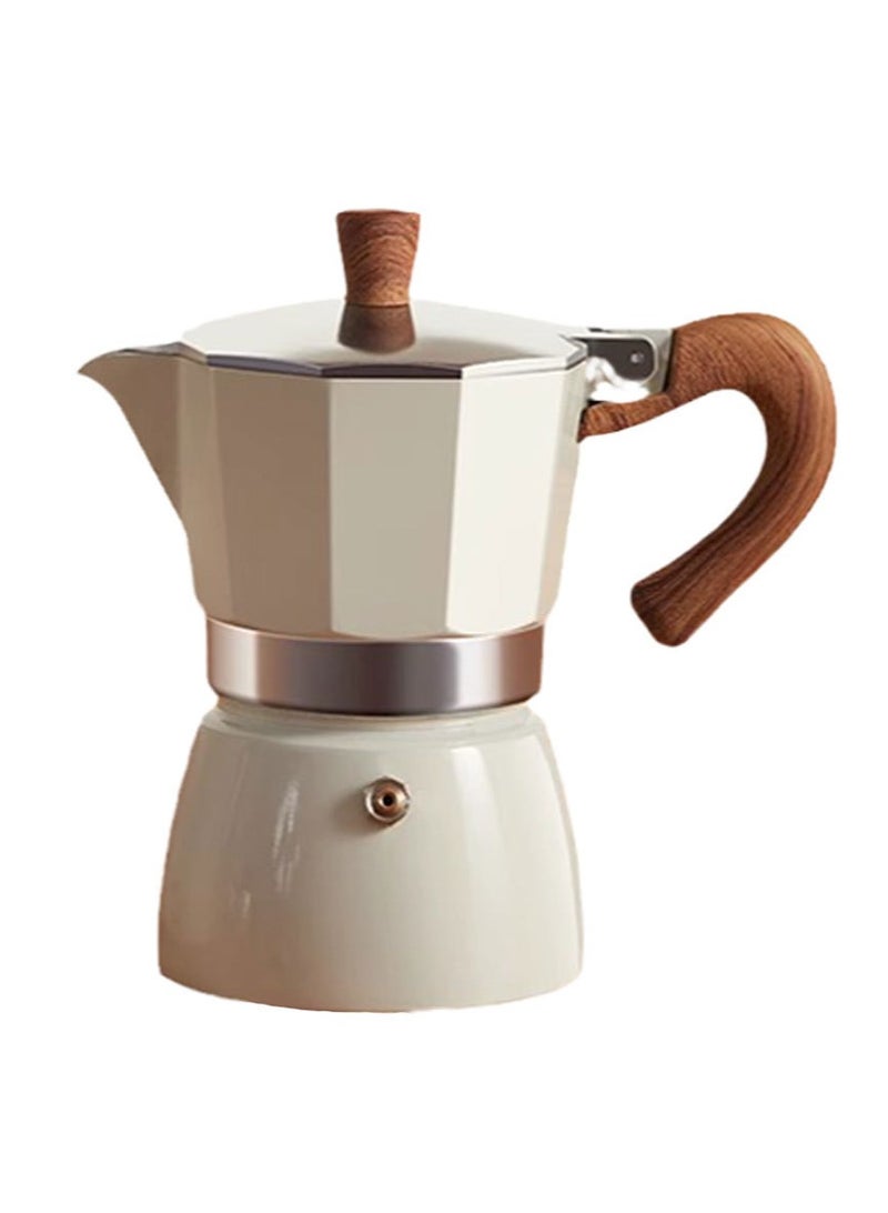 general Round-Bottom Single-Valve Moka Pot Hand-Drip Set Home Use Compact Espresso Maker 304 Stainless Steel Coffee Brewing Equipment - Image 1