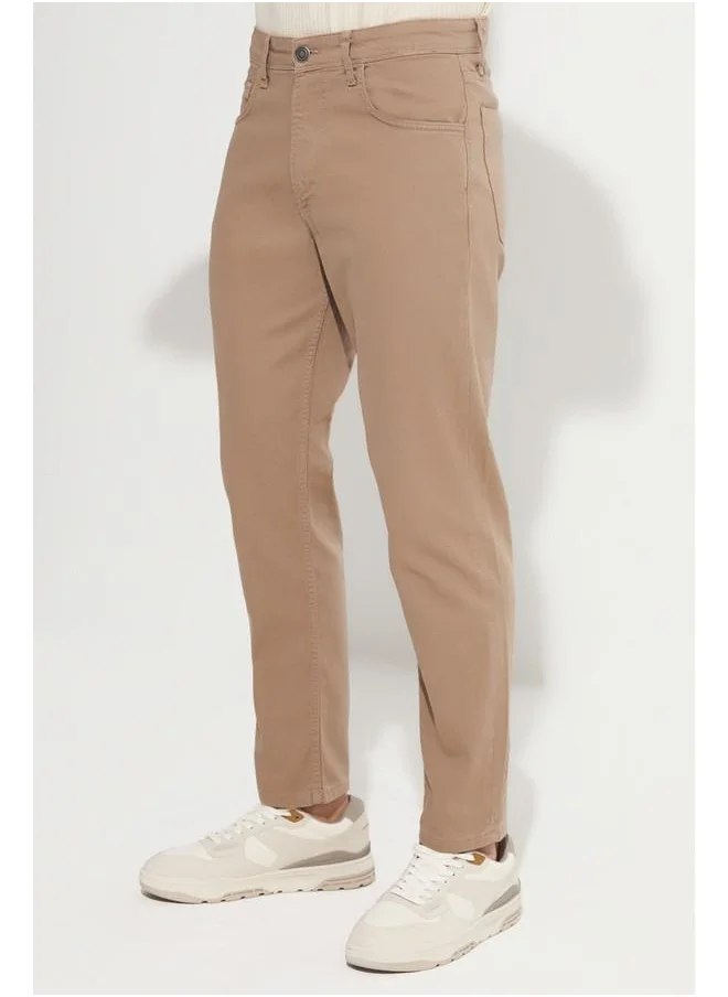 JUNE June Exclusive Men Slim Fit Trouser Beige
