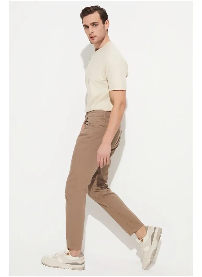 جون June Exclusive Men Slim Fit Trouser Beige