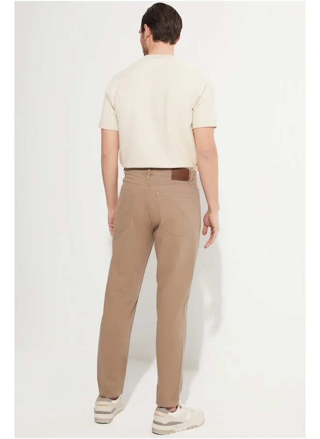 JUNE June Exclusive Men Slim Fit Trouser Beige