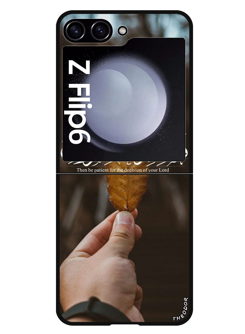 Theodor Protective Case Anti Scratch Shock Proof Bumper Cover For Samsung Galaxy Z Flip 6 Be Patient - Image 1
