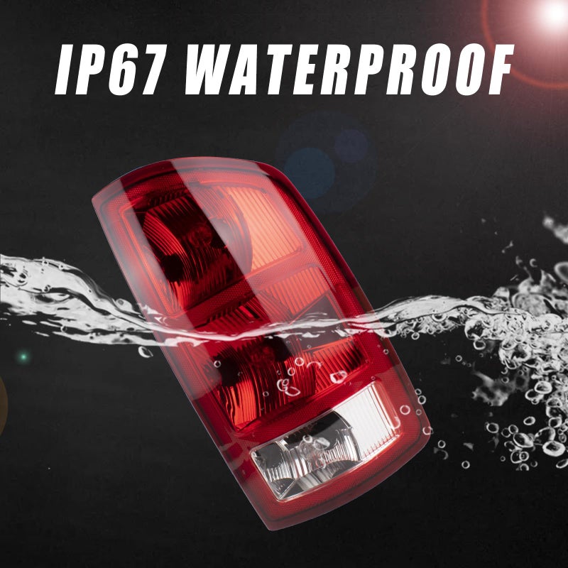Boine Tail Light Compatible With 2002 2003 2004 2005 2006 Dodge Ram 1500 2500 3500 Rear Light Brake Lamps - Bulb and Harness Included Replaces CH2800147 CH2801147 - Image 5