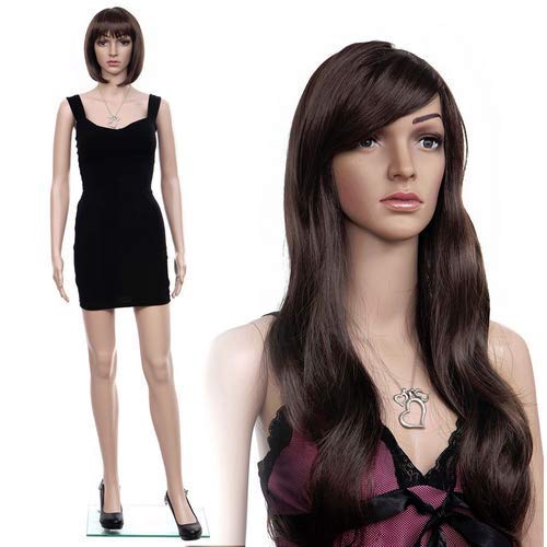 RAVIZAA Female Mannequin with Hair Wick Skin Colour 58 Feet Pcs1