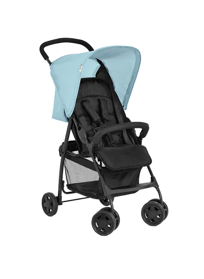 هوك Sport Pushchair, Blue Super Lightweight Travel Stroller (Only 5.9Kg), Compact And Foldable, Lay Flat, With Raincover