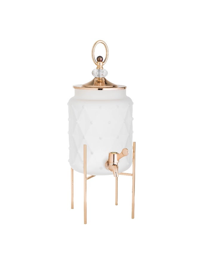 باصرة طقم موزع عصير زجاج مع كاسات مكون من 7 قطع - Image 1