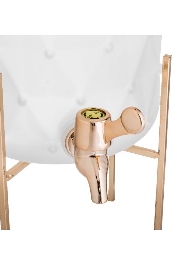 باصرة طقم موزع عصير زجاج مع كاسات مكون من 7 قطع - Image 3