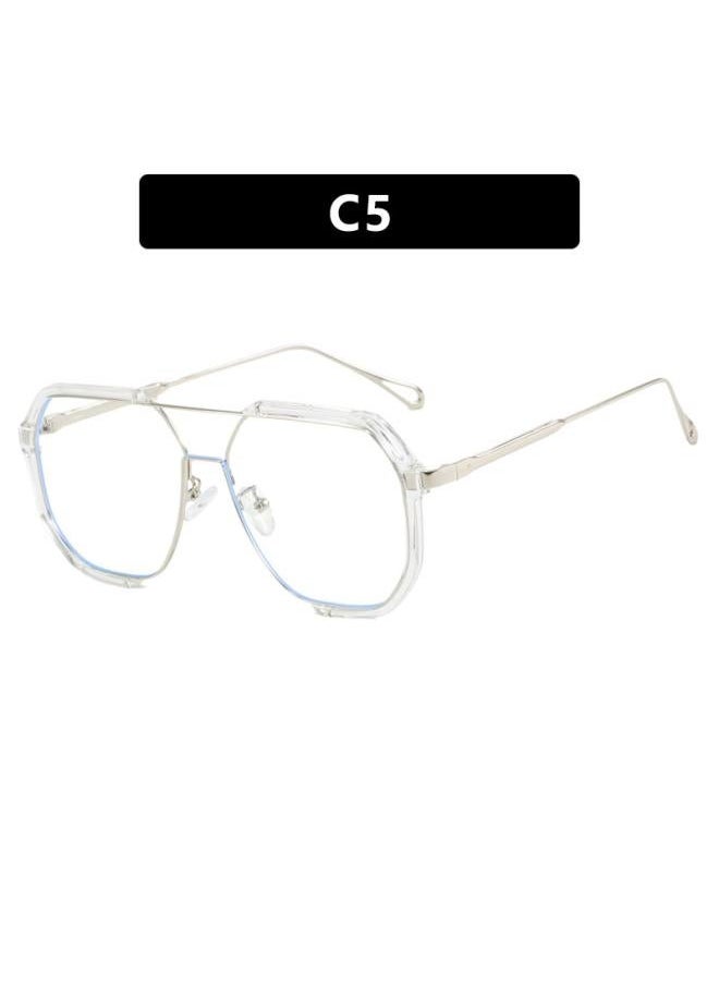 NIBEMINENT - One-piece Sunglasses Tiktok Net Red Style Small Book High-grade Sense Ruan Handsome Big Frame Show Face - Image 1