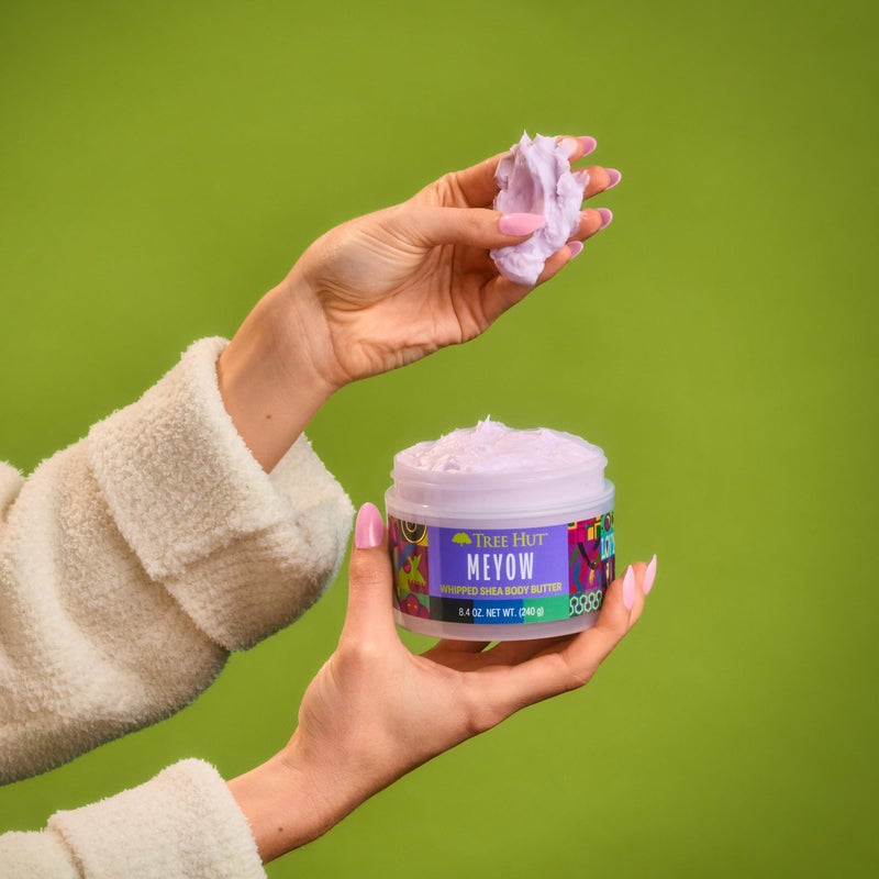 Tree Hut Meyow Whipped Shea Body Butter, Long-lasting Hydration Leaves Skin Feeling Soft & Moisturized, Lightweight, Nourishing Essential Body Care, Limited Edition Scent, 8.4 Fl Oz. - Image 2