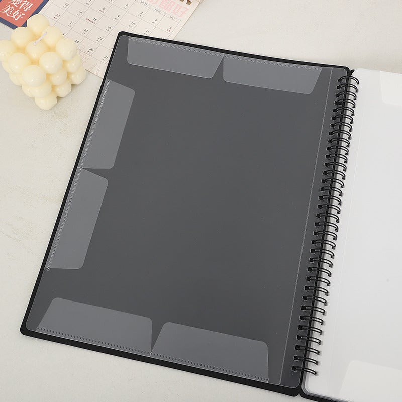 Coil Music Score Folder, Colorful Piano Sheet Music Folder, A4 Transparent Insert Pages, Editable Sheet Music Folder, Loose-Leaf Document Binder - Image 4