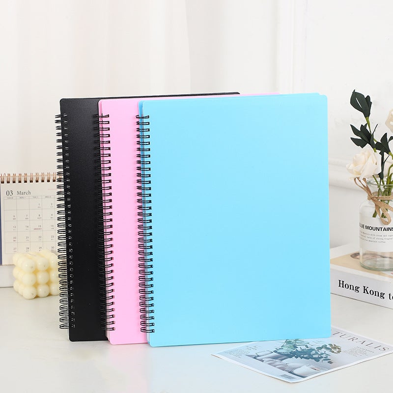Coil Music Score Folder, Colorful Piano Sheet Music Folder, A4 Transparent Insert Pages, Editable Sheet Music Folder, Loose-Leaf Document Binder - Image 2