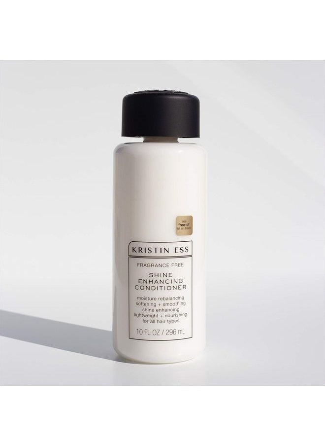 Kristin Ess Hair Fragrance Free Shine Enhancing Conditioner for Moisture, Hydration + Shine, Vegan, Paraben, Sulfate, Phthalate and Silicone Free, Gluten Free, 10 fl. oz.  - Image 5