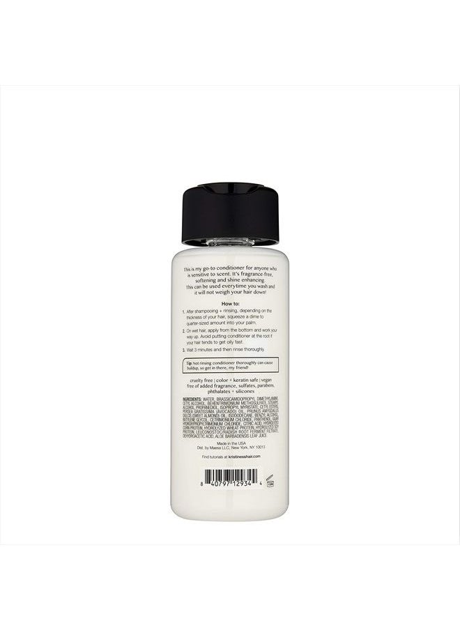Kristin Ess Hair Fragrance Free Shine Enhancing Conditioner for Moisture, Hydration + Shine, Vegan, Paraben, Sulfate, Phthalate and Silicone Free, Gluten Free, 10 fl. oz.  - Image 2