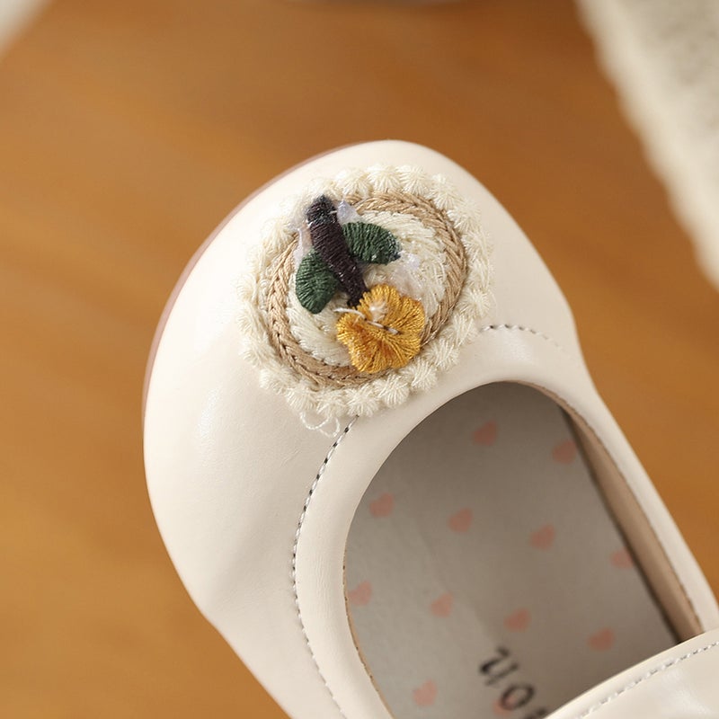 Flower Baby Shoes for Girls 2026 Spring and Autumn New Soft-Soled Toddler Shoes for Infants Two Years Old Princess Shoes with Soft Soles - Image 4