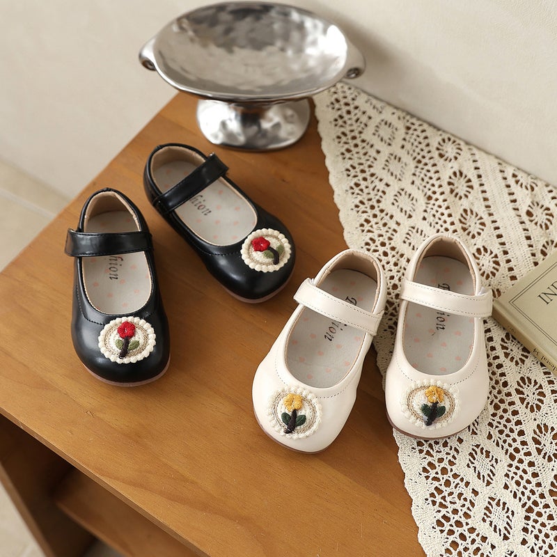 Flower Baby Shoes for Girls 2026 Spring and Autumn New Soft-Soled Toddler Shoes for Infants Two Years Old Princess Shoes with Soft Soles - Image 2