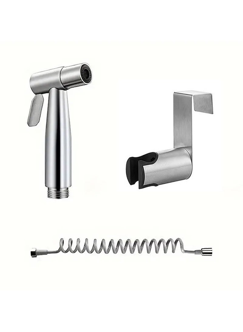 دافق مرحاض من الفولاذ المقاوم للصدأ مسدس دفع المرحاض عالي التعزيز - Image 1