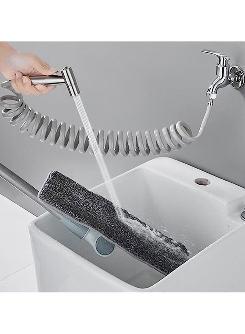 دافق مرحاض من الفولاذ المقاوم للصدأ مسدس دفع المرحاض عالي التعزيز - Image 5