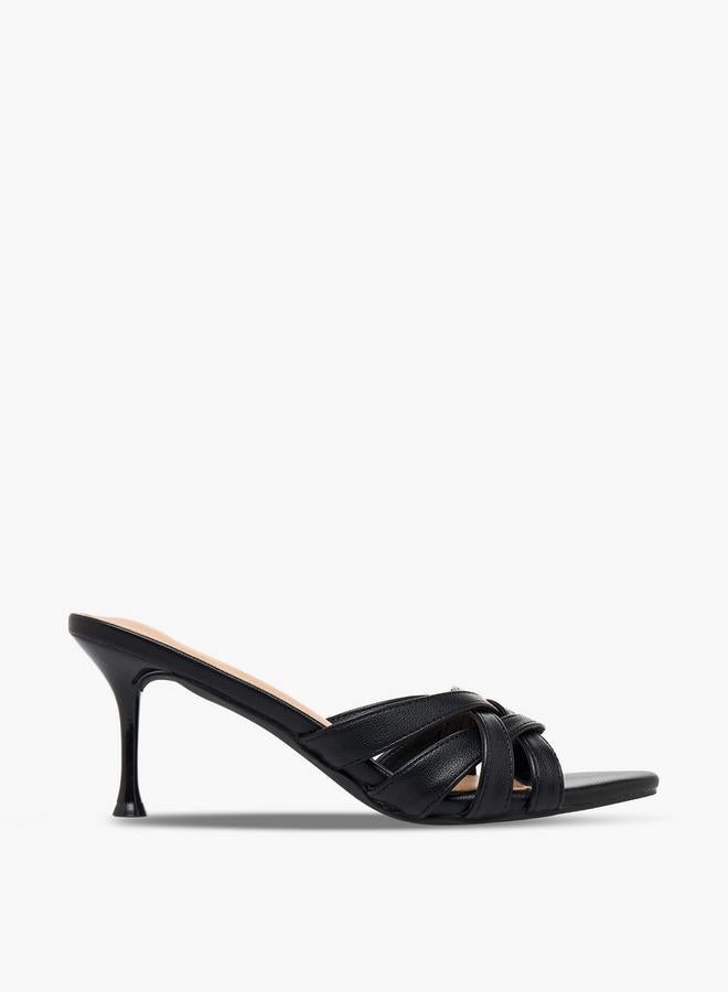 Flora Bella By Shoexpress Women Flared Heel Slip-On Sandals - Image 3