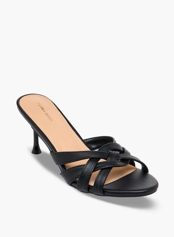 Flora Bella By Shoexpress Women Flared Heel Slip-On Sandals
