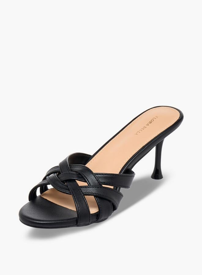 Flora Bella By Shoexpress Women Flared Heel Slip-On Sandals - Image 4