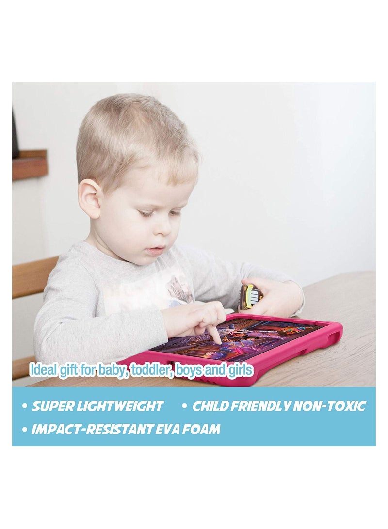 Procases Kids Case for iPad Air 5/4 (2022 2020)/iPad Pro 11 (2020 2018), Shockproof Rotate Handle Folding Stand Cover Kids Friendly Case for iPad Air 10.9" 4th/5th Gen/iPad Pro 11 -Magenta - Image 5