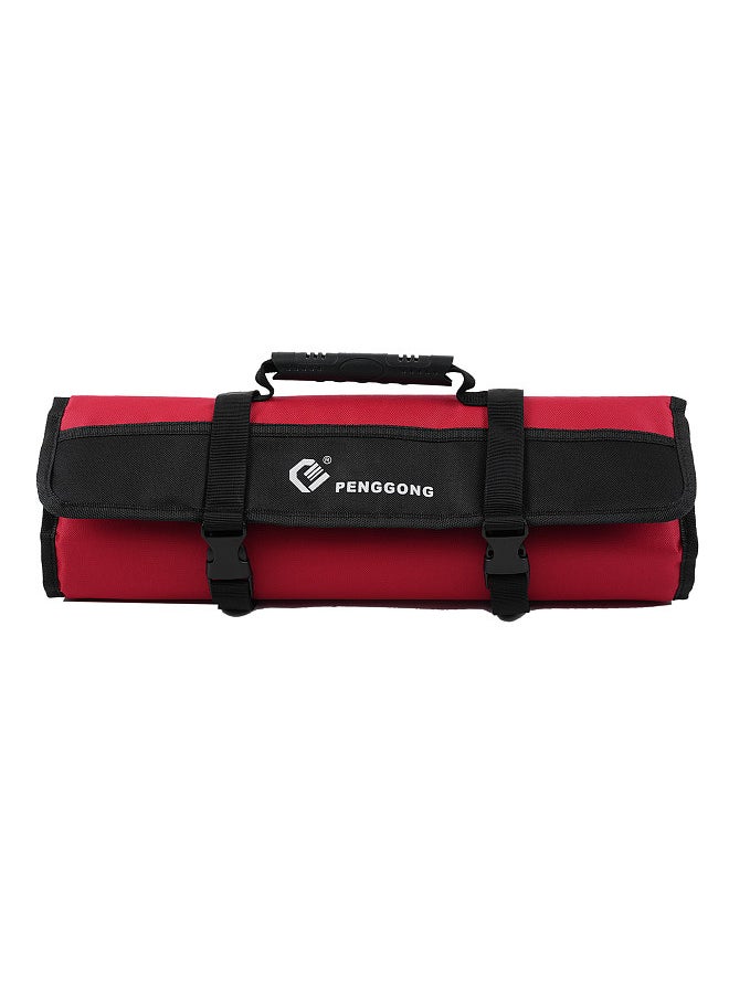 PENGGONG Portable Tool Roll Bag Tool Handheld Bag Multi Pockets Organizer Emergency Tool Kit for Maintenance Electrician Installer Woodworkers  - Image 1
