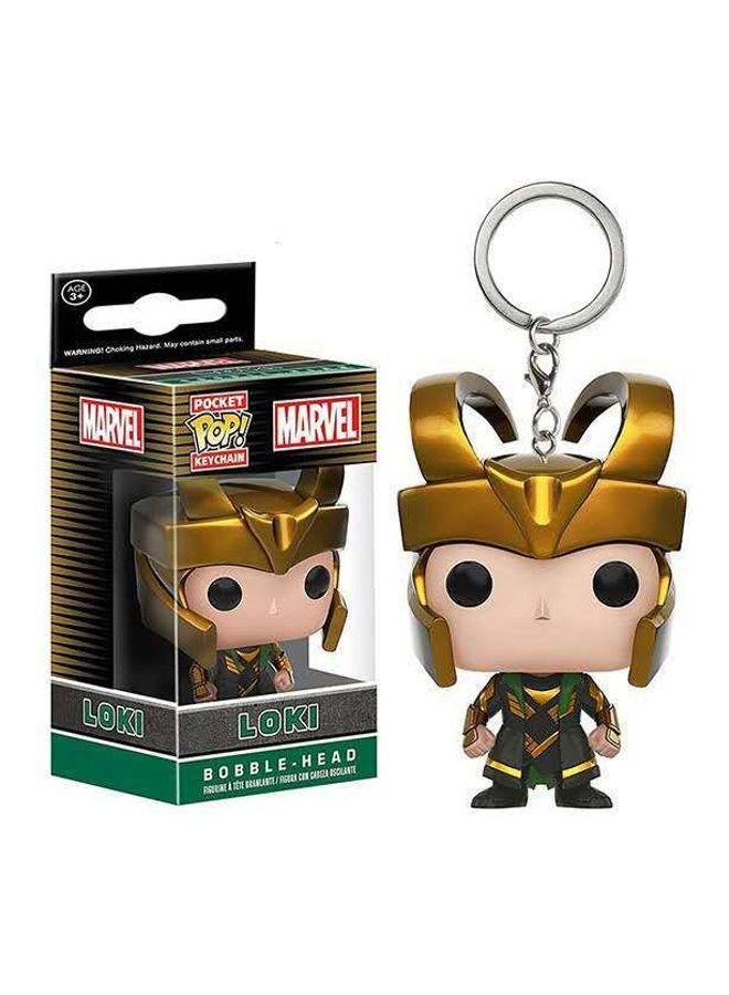 FUNKO POP Marvel Avengers Keychain Collectible Unique Design Loki Action Figure Toy Model  - Image 2